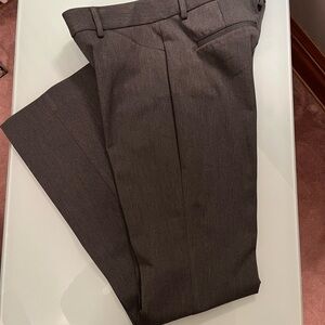 Express Charcoal Gray Editor Barely Boot Low Rise Pants Woman’s Size 4R